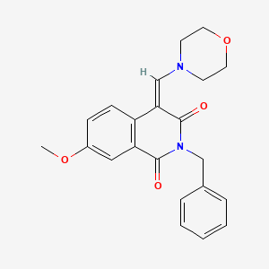 2-benzyl-7-methoxy-4-(4-morpholinylmethylene)-1,3(2H,4H)-isoquinolinedione