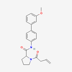 1-(3-butenoyl)-N-(3'-methoxy-4-biphenylyl)prolinamide