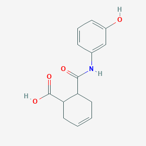 6-{[(3-hydroxyphenyl)amino]carbonyl}-3-cyclohexene-1-carboxylic acid