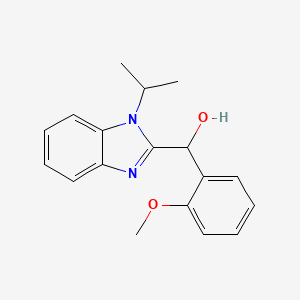 (1-isopropyl-1H-benzimidazol-2-yl)(2-methoxyphenyl)methanol