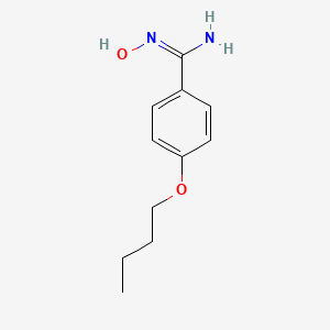 molecular formula C11H16N2O2 B3877086 4-butoxy-N'-hydroxybenzenecarboximidamide 