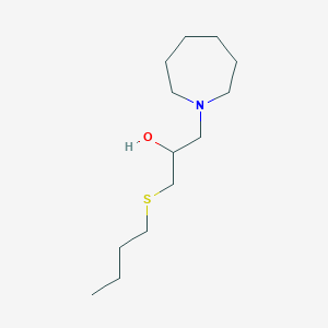 1-(1-azepanyl)-3-(butylthio)-2-propanol