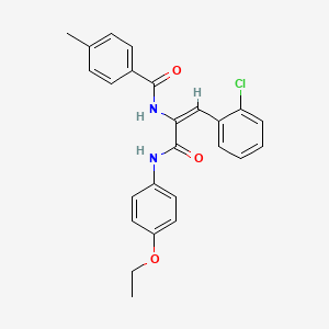 N-(2-(2-chlorophenyl)-1-{[(4-ethoxyphenyl)amino]carbonyl}vinyl)-4-methylbenzamide