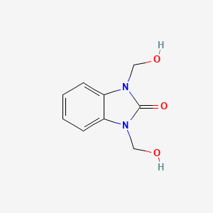 molecular formula C9H10N2O3 B3877433 1,3-bis(hydroxymethyl)-1,3-dihydro-2H-benzimidazol-2-one CAS No. 52203-81-3