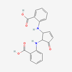 2,2'-[(5-oxo-3-cyclopentene-1,2-diyl)diimino]dibenzoic acid