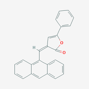 molecular formula C25H16O2 B387782 3-(9-anthrylmethylene)-5-phenyl-2(3H)-furanone 