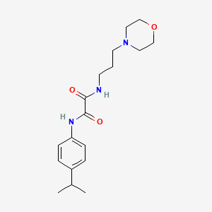 N-(4-isopropylphenyl)-N'-[3-(4-morpholinyl)propyl]ethanediamide