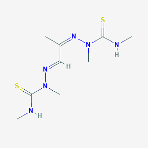 2-{methyl[(methylamino)carbonothioyl]hydrazono}propanal N,N'-dimethylthiosemicarbazone