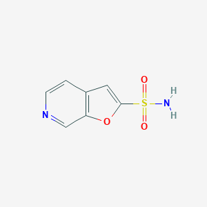 molecular formula C7H6N2O3S B038781 Furo[2,3-c]pyridine-2-sulfonamide CAS No. 117612-41-6