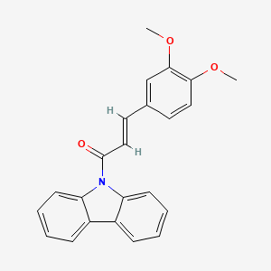 9-[3-(3,4-dimethoxyphenyl)acryloyl]-9H-carbazole