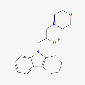 molecular formula C19H26N2O2 B3878785 1-(4-morpholinyl)-3-(1,2,3,4-tetrahydro-9H-carbazol-9-yl)-2-propanol 