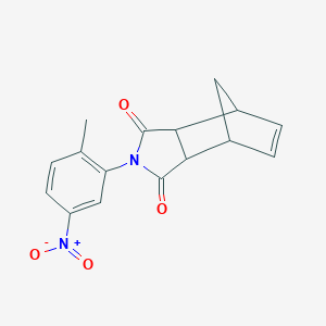 molecular formula C16H14N2O4 B387887 2-(2-methyl-5-nitrophenyl)-3a,4,7,7a-tetrahydro-1H-4,7-methanoisoindole-1,3(2H)-dione 