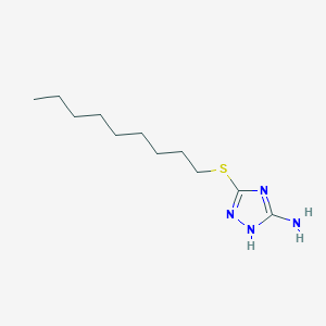 molecular formula C11H22N4S B387895 3-nonylsulfanyl-1H-1,2,4-triazol-5-amine 