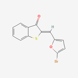 2-[(5-bromo-2-furyl)methylene]-1-benzothiophen-3(2H)-one