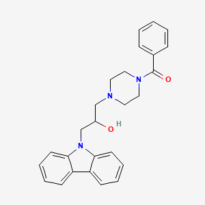 1-(4-benzoyl-1-piperazinyl)-3-(9H-carbazol-9-yl)-2-propanol