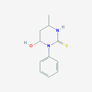 6-hydroxy-4-methyl-1-phenyltetrahydro-2(1H)-pyrimidinethione