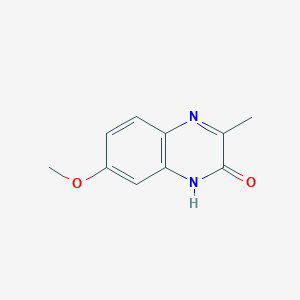 molecular formula C10H10N2O2 B038803 7-甲氧基-3-甲基喹喔啉-2(1H)-酮 CAS No. 117237-99-7