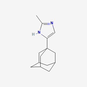 molecular formula C14H20N2 B3880377 5-(1-adamantyl)-2-methyl-1H-imidazole 