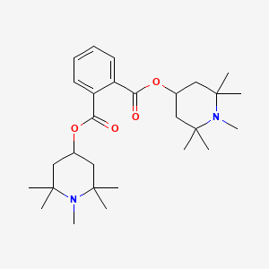 molecular formula C28H44N2O4 B3880874 bis(1,2,2,6,6-pentamethyl-4-piperidinyl) phthalate 