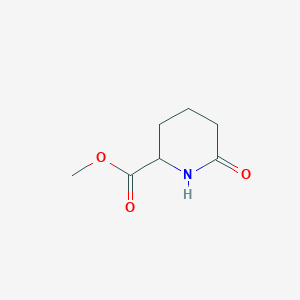 molecular formula C7H11NO3 B038810 Methyl 6-oxopiperidine-2-carboxylate CAS No. 111479-60-8