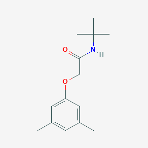molecular formula C14H21NO2 B3881085 N-(tert-butyl)-2-(3,5-dimethylphenoxy)acetamide 