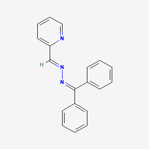 molecular formula C19H15N3 B3881175 2-pyridinecarbaldehyde (diphenylmethylene)hydrazone 