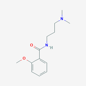 molecular formula C13H20N2O2 B3881234 N-[3-(dimethylamino)propyl]-2-methoxybenzamide CAS No. 85819-14-3