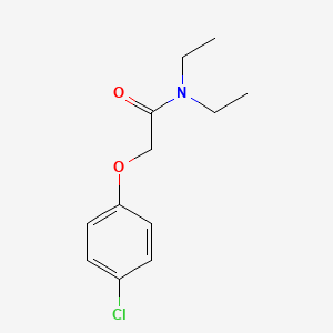 molecular formula C12H16ClNO2 B3881273 2-(4-chlorophenoxy)-N,N-diethylacetamide CAS No. 19039-69-1