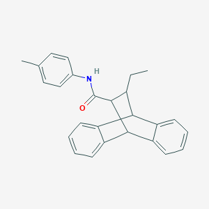 12-ethyl-N-(4-methylphenyl)-9,10-dihydro-9,10-ethanoanthracene-11-carboxamide