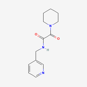 molecular formula C13H17N3O2 B3881408 2-oxo-2-(1-piperidinyl)-N-(3-pyridinylmethyl)acetamide 