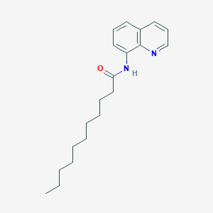 molecular formula C20H28N2O B388143 N-(8-quinolinyl)undecanamide 