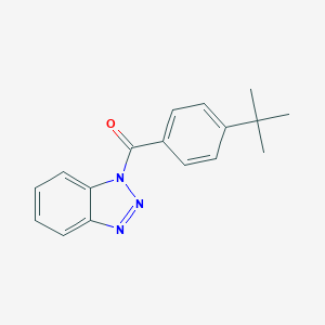molecular formula C17H17N3O B388145 Benzotriazol-1-yl-(4-tert-butylphenyl)methanone CAS No. 59046-29-6