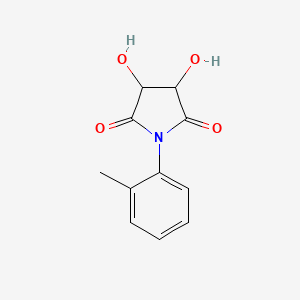 3,4-dihydroxy-1-(2-methylphenyl)-2,5-pyrrolidinedione