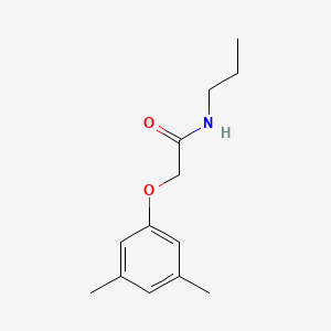molecular formula C13H19NO2 B3881537 2-(3,5-dimethylphenoxy)-N-propylacetamide 