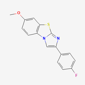 2-(4-fluorophenyl)-7-methoxyimidazo[2,1-b][1,3]benzothiazole