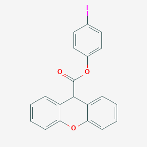 molecular formula C20H13IO3 B388168 4-Iodophenyl 9H-xanthene-9-carboxylate 