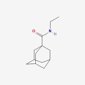 molecular formula C13H21NO B3881743 N-ethyl-1-adamantanecarboxamide 