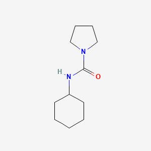 molecular formula C11H20N2O B3881958 N-cyclohexyl-1-pyrrolidinecarboxamide CAS No. 38313-19-8