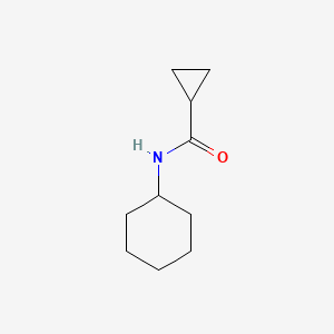 molecular formula C10H17NO B3881991 N-cyclohexylcyclopropanecarboxamide CAS No. 14372-09-9