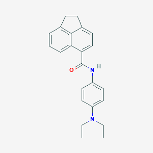 molecular formula C23H24N2O B388233 N-[4-(diethylamino)phenyl]-1,2-dihydroacenaphthylene-5-carboxamide 