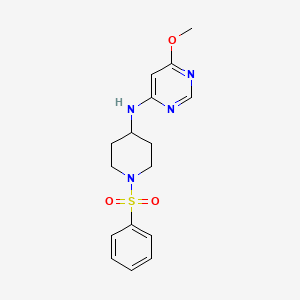 6-methoxy-N-[1-(phenylsulfonyl)piperidin-4-yl]pyrimidin-4-amine