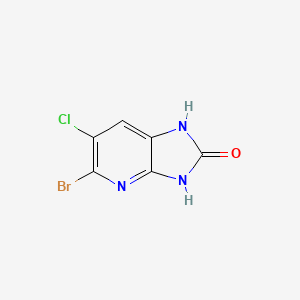 5-bromo-6-chloro-1,3-dihydro-2H-imidazo[4,5-b]pyridin-2-one