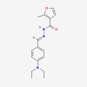 N'-[(E)-[4-(Diethylamino)phenyl]methylidene]-2-methylfuran-3-carbohydrazide