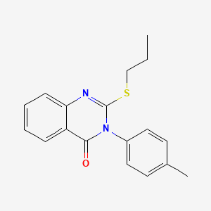 3-(4-methylphenyl)-2-(propylsulfanyl)quinazolin-4(3H)-one