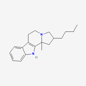 2-Butyl-11b-methyl-1,2,3,5,6,11-hexahydroindolizino[8,7-b]indole