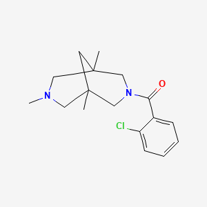 3-(2-chlorobenzoyl)-1,5,7-trimethyl-3,7-diazabicyclo[3.3.1]nonane