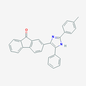 2-[2-(4-methylphenyl)-5-phenyl-1H-imidazol-4-yl]-9H-fluoren-9-one