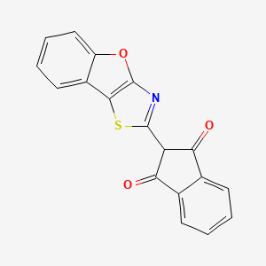 2-([1]benzofuro[2,3-d][1,3]thiazol-2-yl)indene-1,3-dione