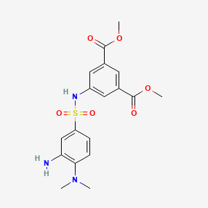 dimethyl 5-({[3-amino-4-(dimethylamino)phenyl]sulfonyl}amino)isophthalate