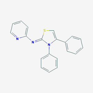 N-[3,4-diphenyl-1,3-thiazol-2(3H)-yliden]-N-(2-pyridyl)amine